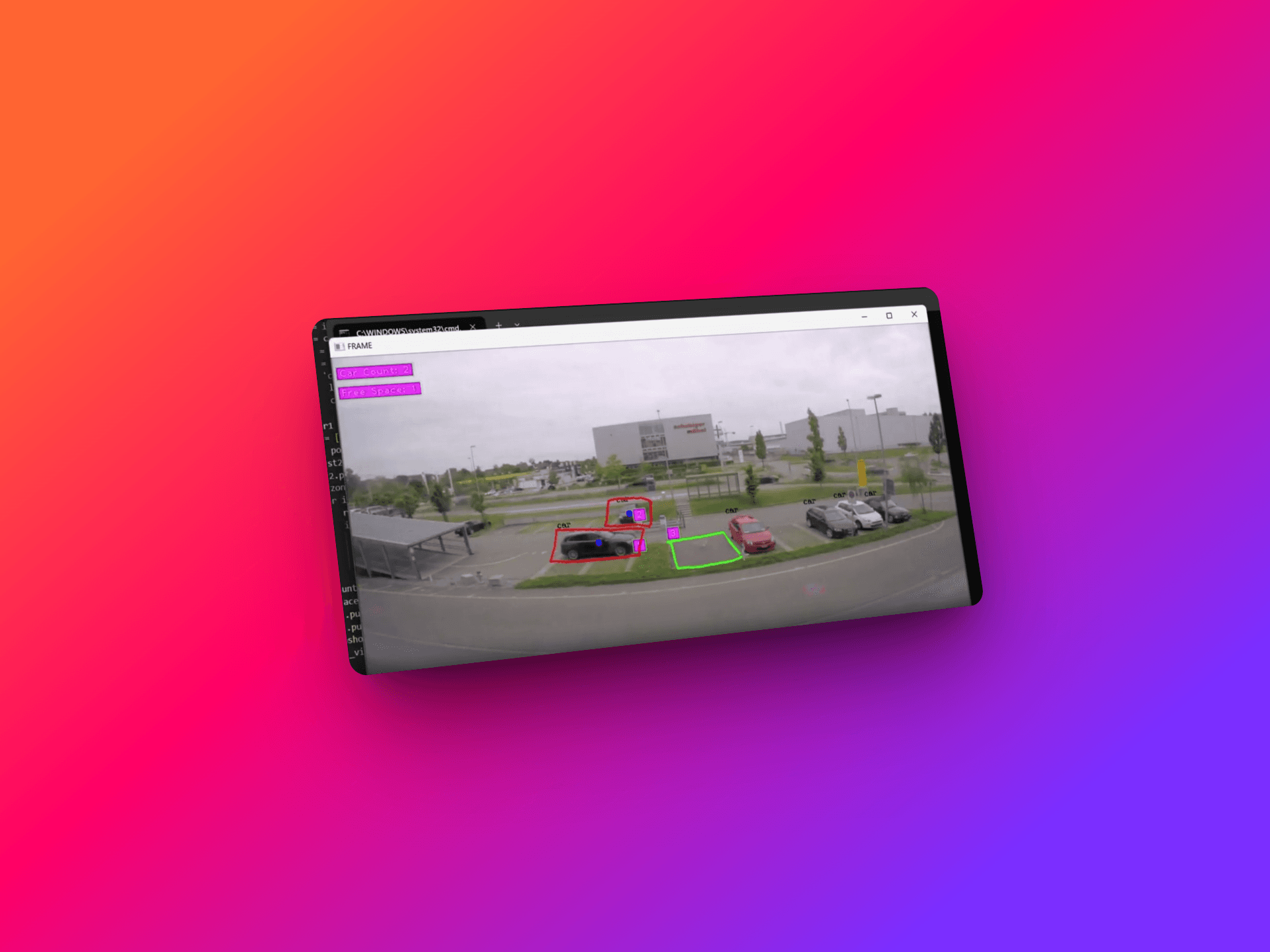 Custom Parking Space Monitoring System